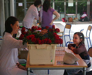 Atelier couleur des fleurs Un atelier organisé par le RDP